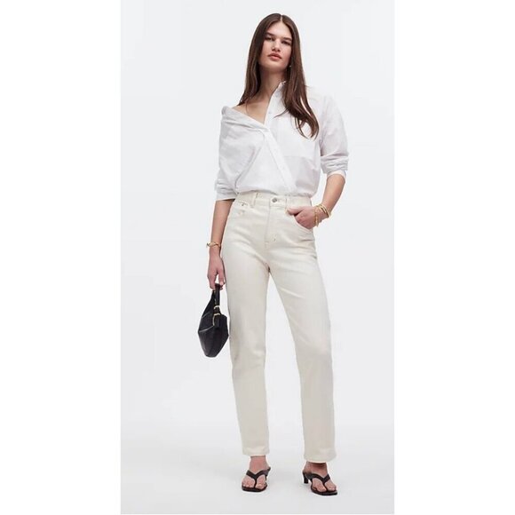 Madewell $128 The Tall Curvy 90's Straight Jean in Vintage Canvas Size T26 NN687 - Picture 1 of 9